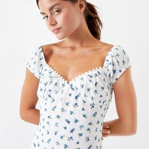 LA Hearts Crochet Trim Shift Dress